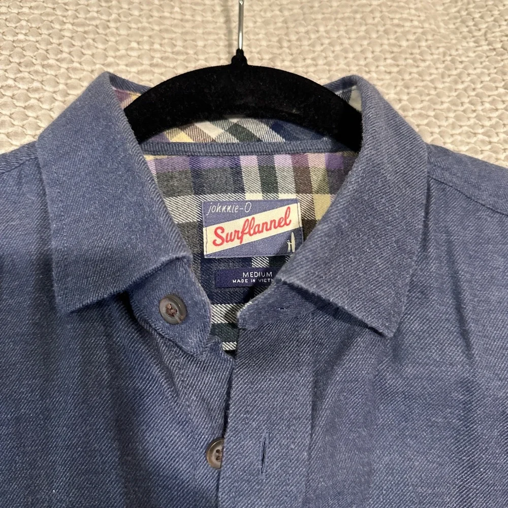 Johnnie-O Casual Button-Down Shirt / Twilight (Navy) Color / Men’s M Size - Picture 2 of 7